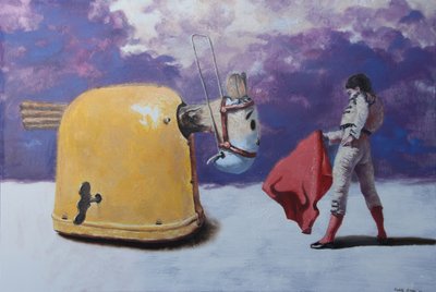 Matador e touro amarelo de Rudolf Kosow