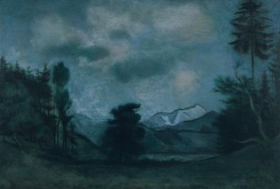 Paisagem Alpina de Rudolf Kremlicka