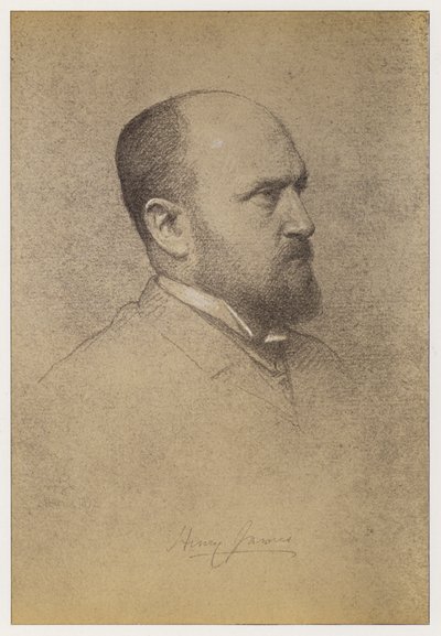 Henry James (litho) de Rudolf Lehmann