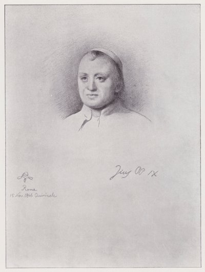 Papa Pio IX (litho) de Rudolf Lehmann