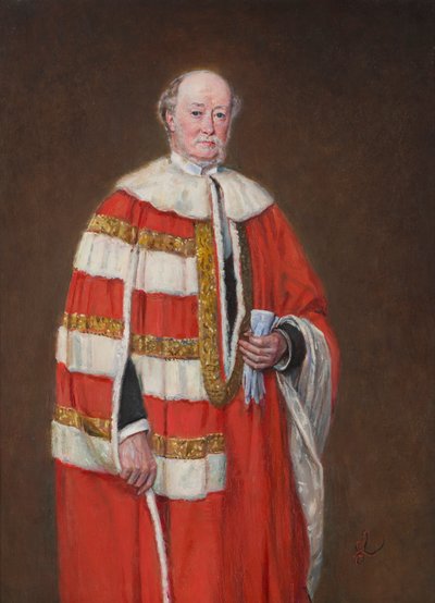 Retrato de Orlando, 3º Conde de Bradford (1819-1898), c.1839-1905 (óleo sobre tela) de Rudolf Lehmann