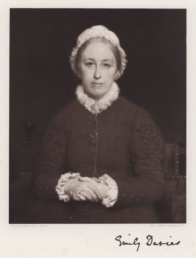 Sarah Emily Davies (litho) de Rudolf Lehmann