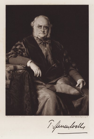 Sir Thomas Spencer Wells (litho) de Rudolf Lehmann