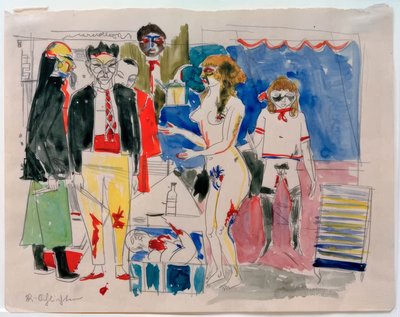 Cena sádica de Rudolf Schlichter