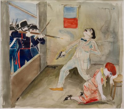 Morte do anarquista Moro de Rudolf Schlichter