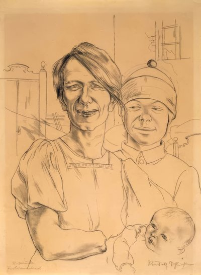 Mulher proletária mutilada de Rudolf Schlichter