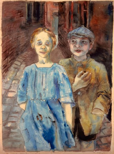 Juventude abandonada de Rudolf Schlichter