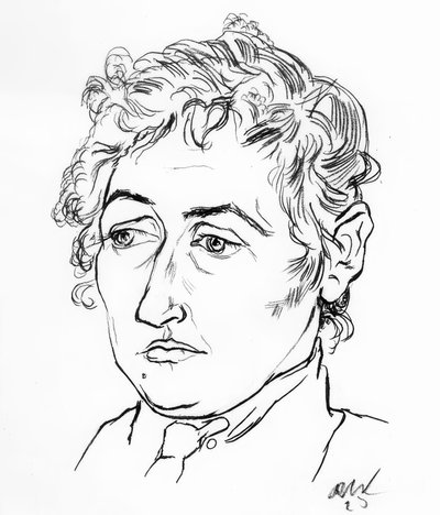 Cabeça da mulher de Rudolf Wacker