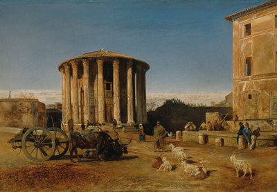 O Templo de Vesta em Roma de Rudolf von Alt