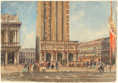 A Praça de São Marcos de Rudolf von Alt