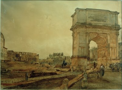 Tito arqueia em Rom de Rudolf von Alt