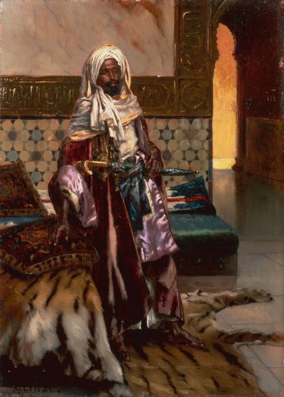 A Guarda Nubiana (óleo a bordo) de Rudolphe Ernst