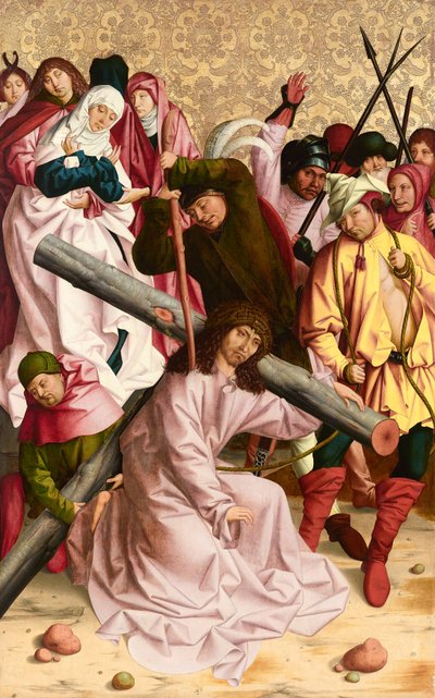 Cristo carregando a cruz de Rueland Frueauf d. Ä.