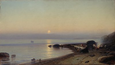 À beira-mar, 1882 de Rufim Gavrilovich Sudkovsky