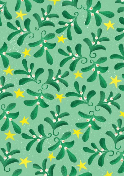 Padrão de Natal Verde, 2016 ( de Runa Anastasiya Rudaya