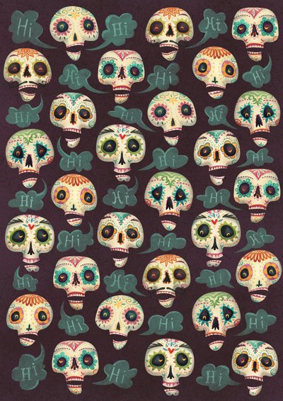 Padrão de Halloween, 2015, ( de Runa Anastasiya Rudaya