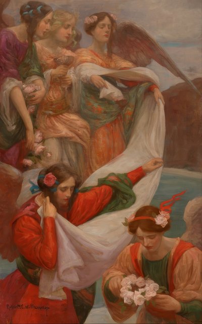 Anjos descendentes de Rupert Bunny