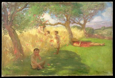 Satyrs (óleo sobre tela) de Rupert Charles Wolston Bunny