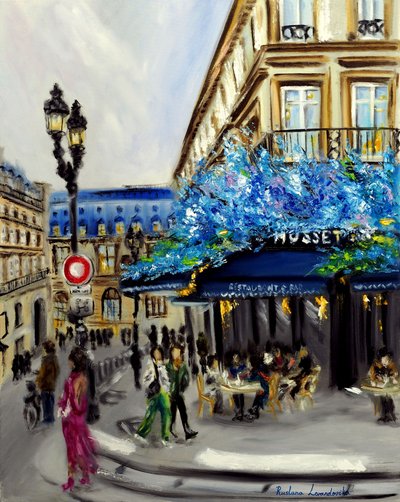 Le Musset Paris, 2022 (óleo sobre tela) de Ruslana Levandovska