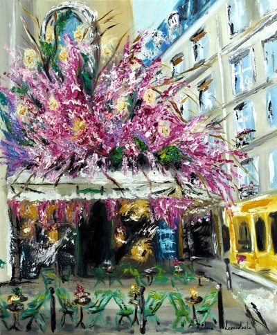 Maison Sauvage Paris II, 2022 (óleo sobre tela) de Ruslana Levandovska