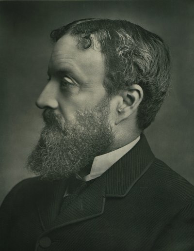 O honorável senhor Michael Edward Hicks-Beach, Baronet, c1899. de Russell and Sons