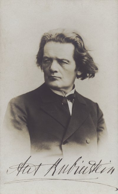 Anton Rubinstein, compositor, maestro e pianista russo (foto a p/b) de Russian Photographer (after)