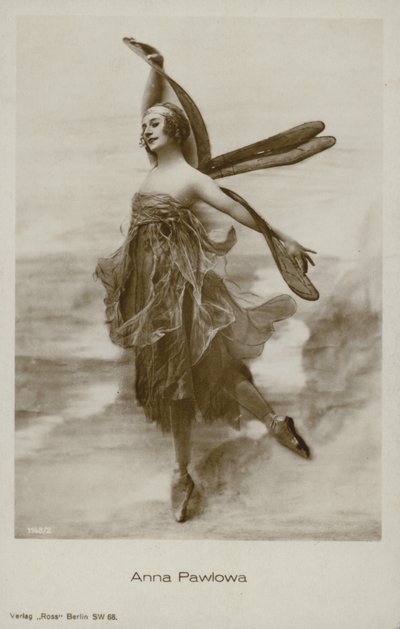 Anna Pavlova, prima bailarina russa (foto a p/b) de Russian Photographer