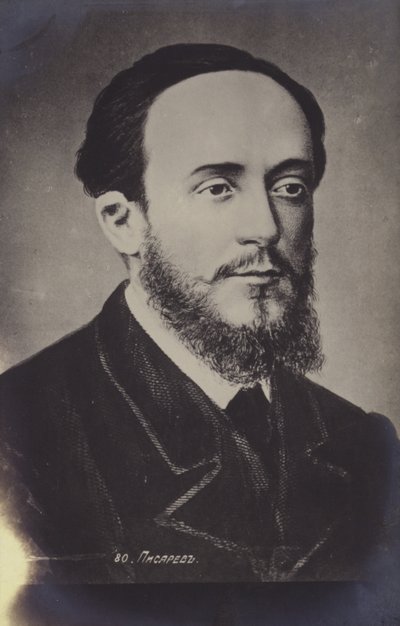 Dmitry Ivanovich Pisarev (1840-1868), escritor russo radical e crítico social de Russian Photographer