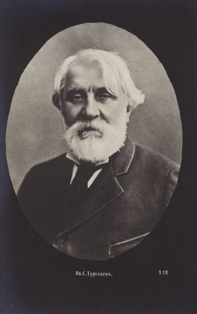 Ivan Turgenev (1818-1883), romancista russo, escritor de contos e dramaturgo de Russian Photographer