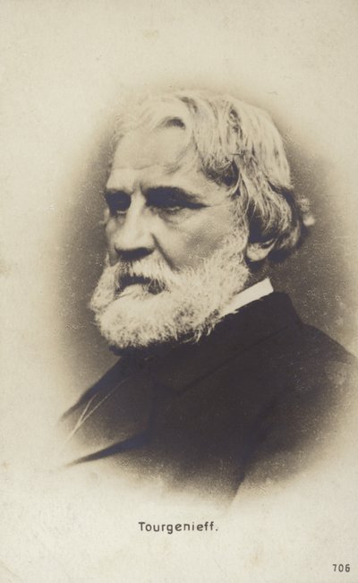 Ivan Turgenev, romancista russo, escritor de contos e dramaturgo de Russian Photographer