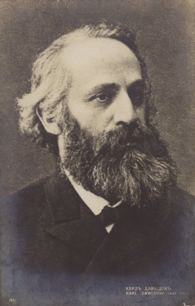 Karl Davydov, violoncelista russo (1838-1889) de Russian Photographer