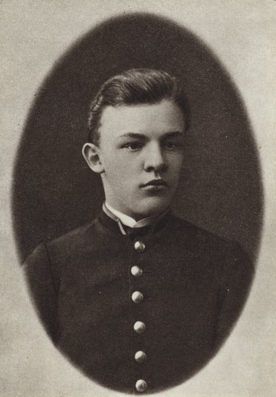 Lenin como um graduado do Gymnasium, Simbirsk, 1887 de Russian Photographer
