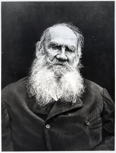 Leo Tolstoy (fotografia a preto e branco) de Russian Photographer