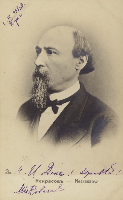 Nikolay Nekrasov, poeta, escritor e crítico russo de Russian Photographer