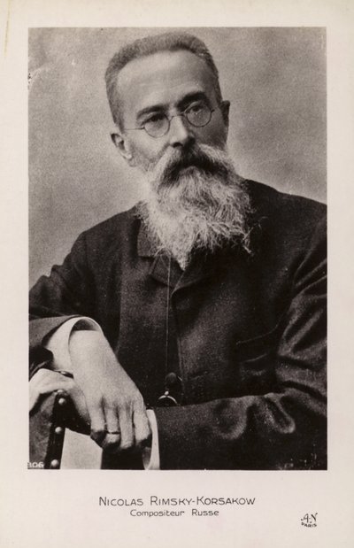 Nkolai Rimsky-Korsakov, compositor russo de Russian Photographer