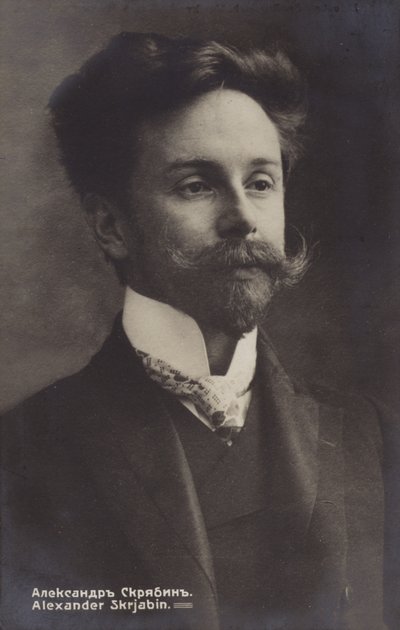 Retrato de Alexander Skrjabin de Russian Photographer