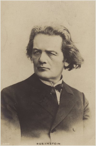 Retrato de Anton Rubinstein de Russian Photographer
