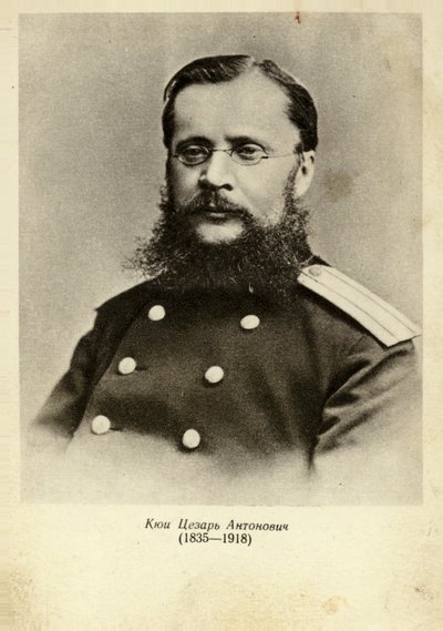 Retrato de Cesar Cui de Russian Photographer