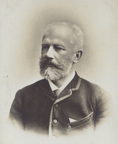 Retrato de Piotr Ilyich Tchaikovsky de Russian Photographer