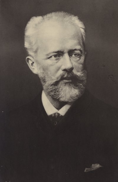 Retrato de Piotr Ilyich Tchaikovsky de Russian Photographer