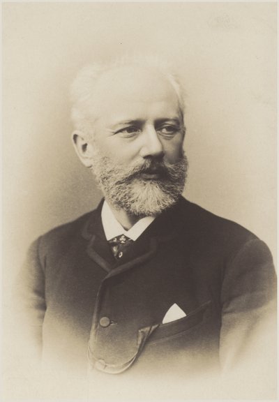 Retrato de Piotr Ilyich Tchaikovsky de Russian Photographer