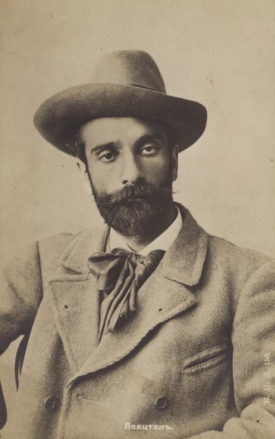 Pintor russo Isaac Levitan, pintor judeu lituano-russo, final do século XIX de Russian Photographer