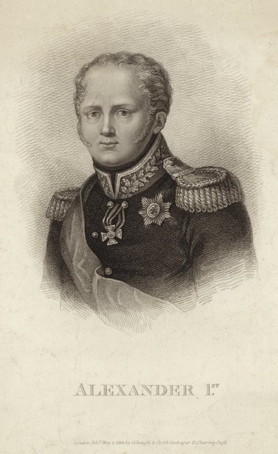 Alexandre 1º - Imperador da Rússia (1777-1825) de Russian School