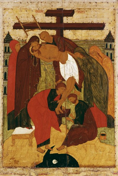 Descida da Cruz, 1475-1499 de Russian School