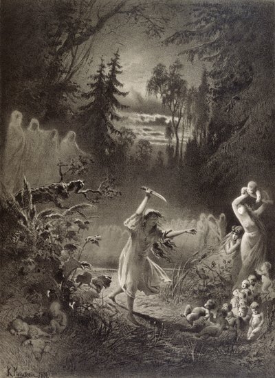 Vingança Terrível, 1874 de Russian School