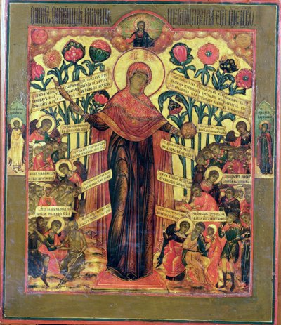 Virgem da rosa de Russian School