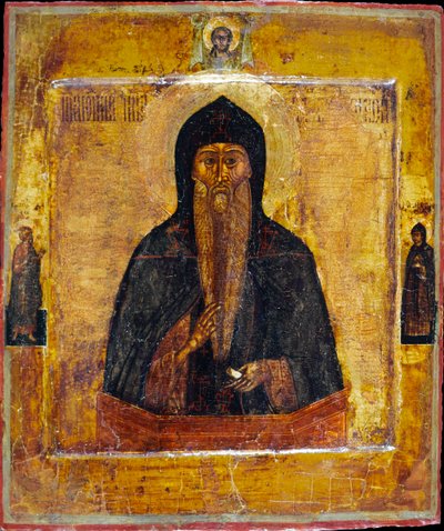 Venerável Nikita Estilita de Pereyaslavl. de Russian icon.