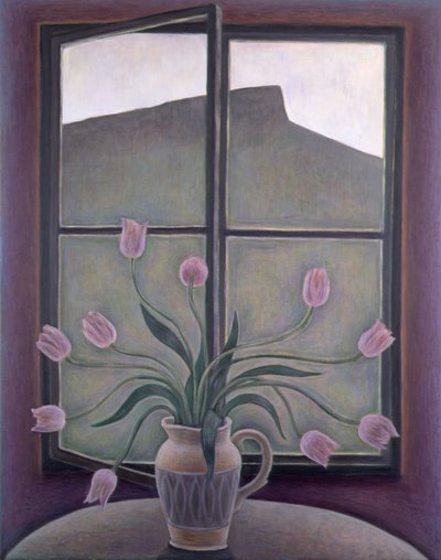 Tulipas e Crag de Ruth Addinall