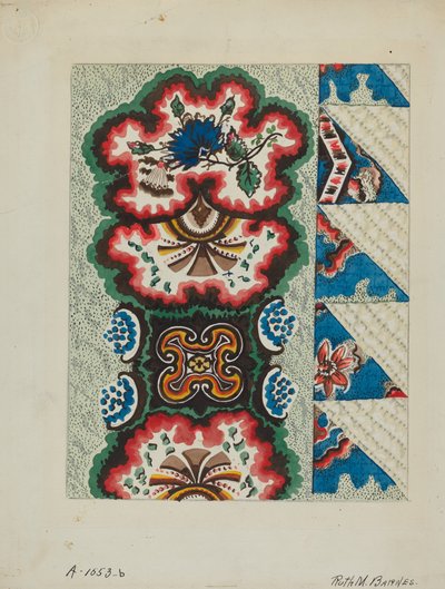 Colcha acolchoada, c. 1936. de Ruth M Barnes