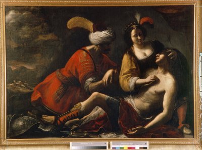 Tancredo e Hermínia. Episódio da Jerusalém Libertada (1581) de Le Tasse (Torquato Tasso) de Rutilio Manetti
